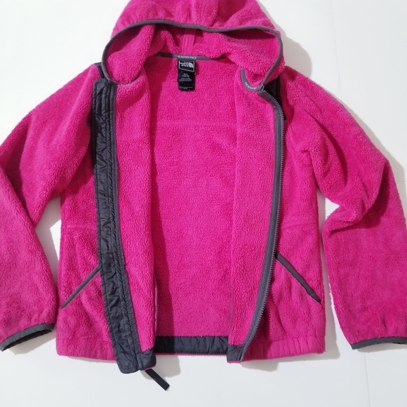 The North Face Kids Oso Fleece Zip Hood Jacket M 10/12 - Picture 6 of 11